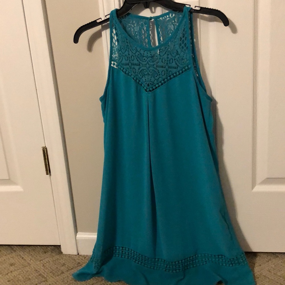 Teal dress